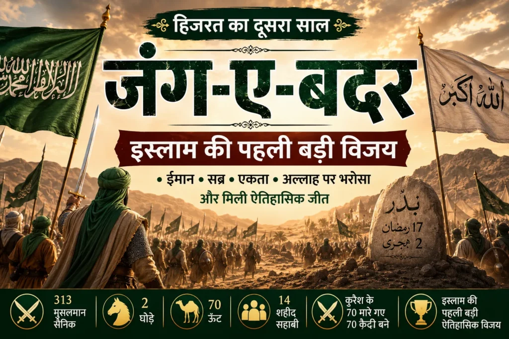 Jang-e-Badr Ka Waqia Hindi | Ghazwa Badr Ki Puri Tareekh Aur Islami Tarikh