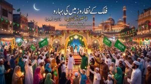 Falak Ke Nazaro Zameen Ki Baharo Lyric - Huzoor Aa Gaye Hain